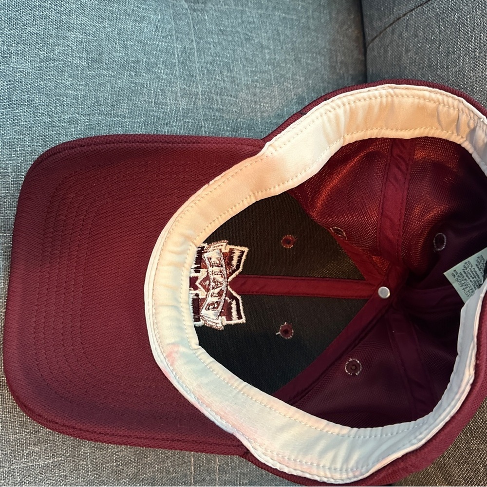 Mississippi State Bulldogs Under Armour Cap Hat Adult OS Maroon - Picture 7 of 7